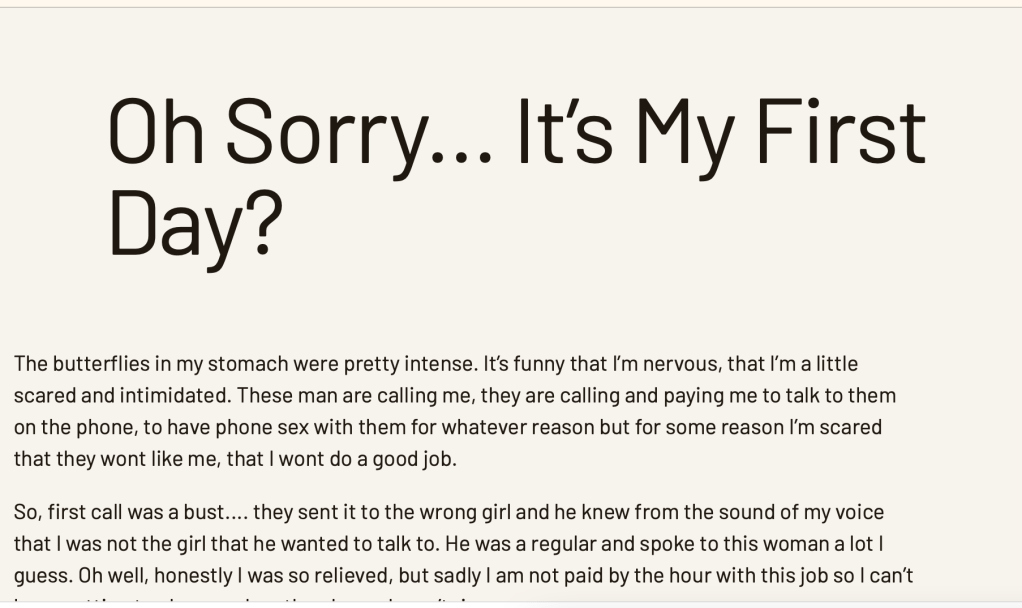 Oh Sorry… It’s My First&nbsp;Day?