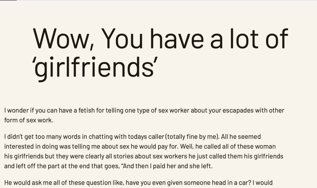 Wow, You have a lot of&nbsp;‘girlfriends’